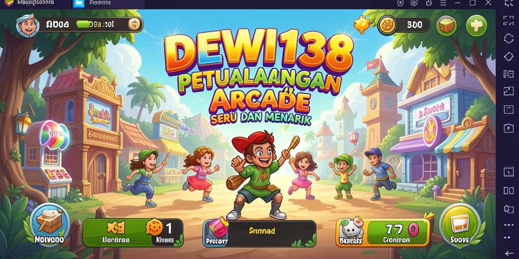 Tampilan antarmuka DEWI138 yang menarik dan penuh warna.