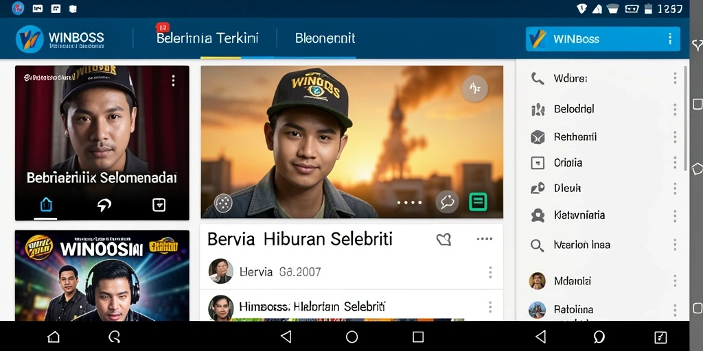 Tampilan antarmuka aplikasi WINBOSS yang menarik dan informatif.