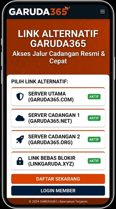 Tampilan link alternatif garuda365